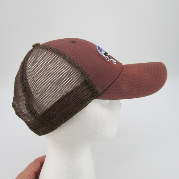 Patagonia Trucker Hat Brown Buffalo Logo Adjustable Snapback Cap - Picture 5 of 8